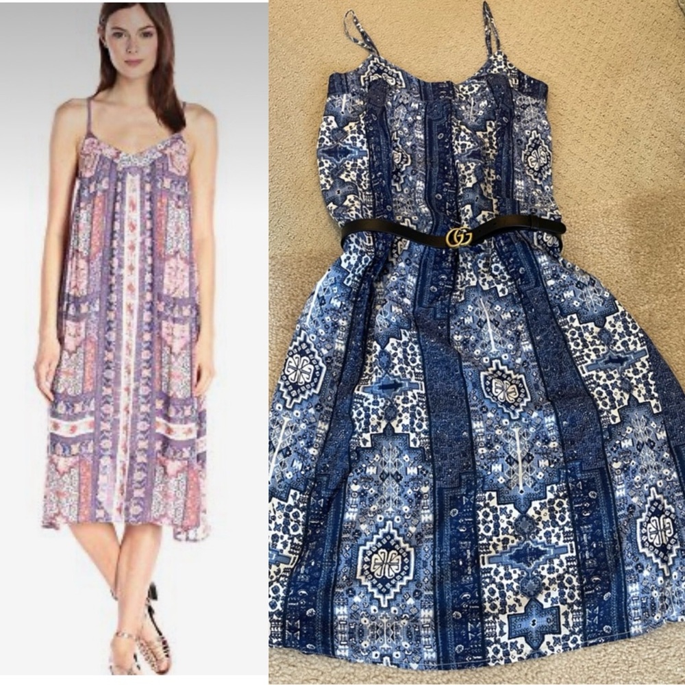 Lucky Brand Tapestry Midi Dress